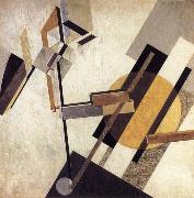 El Lissitzky Proun oil painting